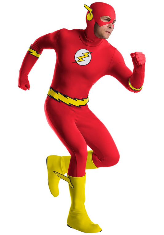 Charades DC Comics The Flash Adult Costume, As Shown, Large
