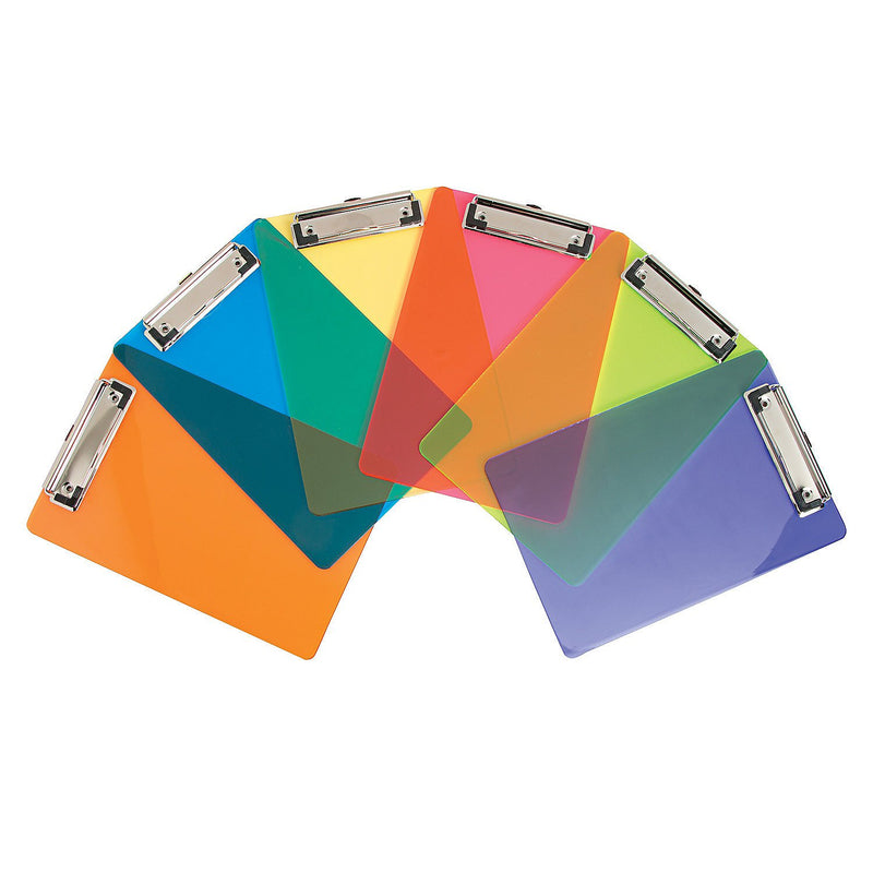 Fun Express Mini Rainbow Clipboards - 6&
