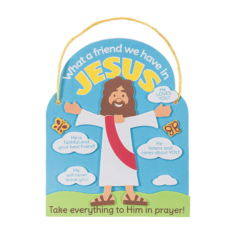What A Friend We Have in Jesus Craft Kit - Crafts for Kids and Fun Home Activities