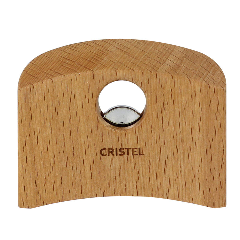 CRISTEL Detachable Side Handle, Beech Wood, Stainless Steel Mechanism, Casteline collection