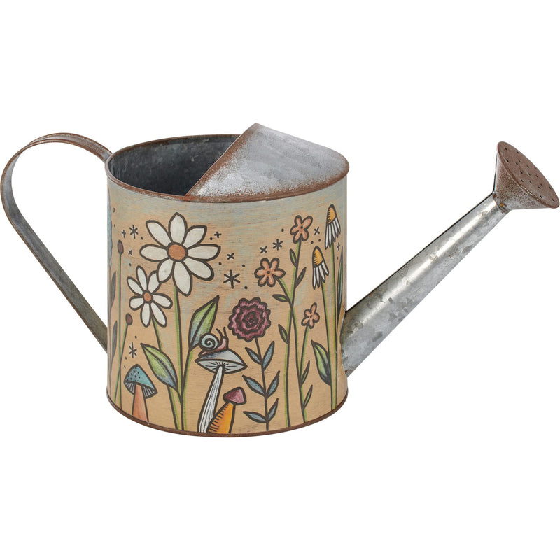 Primitives by Kathy Floral Field Decorative Watering Can