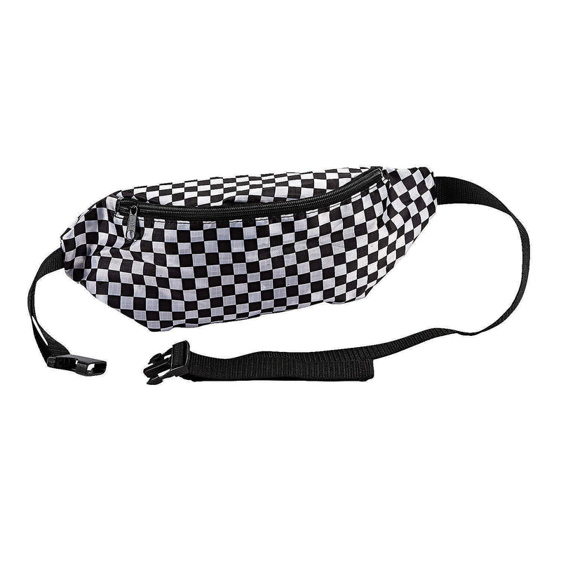 Fun Express Checkered Fanny Packs - Apparel Accessories - 6 Pieces