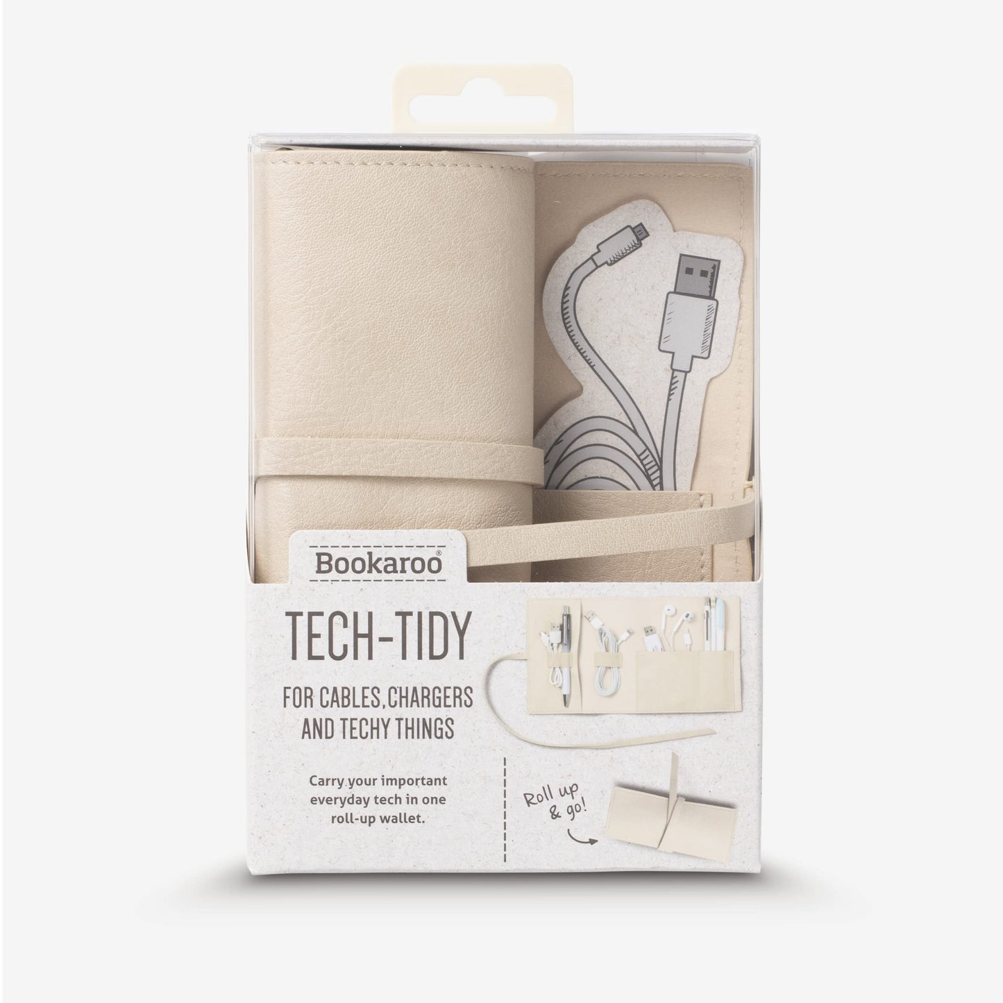 IF Bookaroo Travel Tech-Tidy - Cream