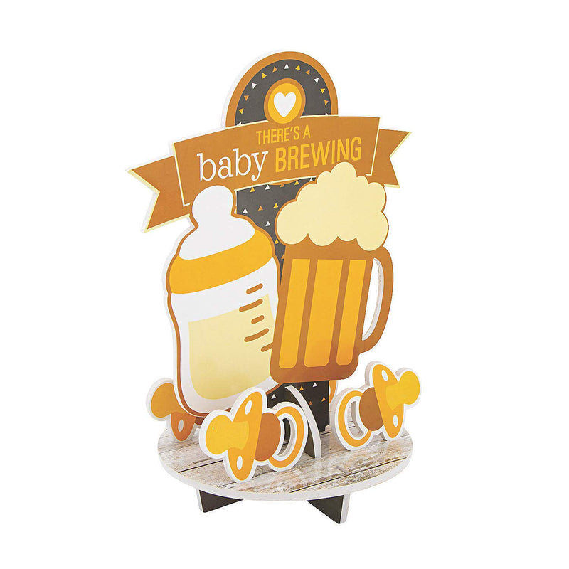 BABY BOTTLE SLOTTED CENTERPIECE - Party Decor - 1 Piece