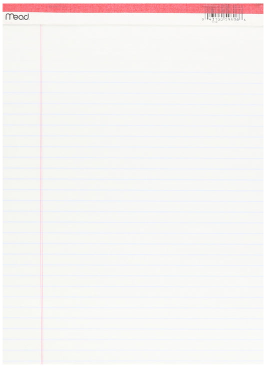 Mead Legal Pad 8-1/2 In. X 11-3/4 In.