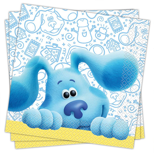 Unique Blue's Clues Luncheon Napkins, 6.5" x 6.5", Multicolor