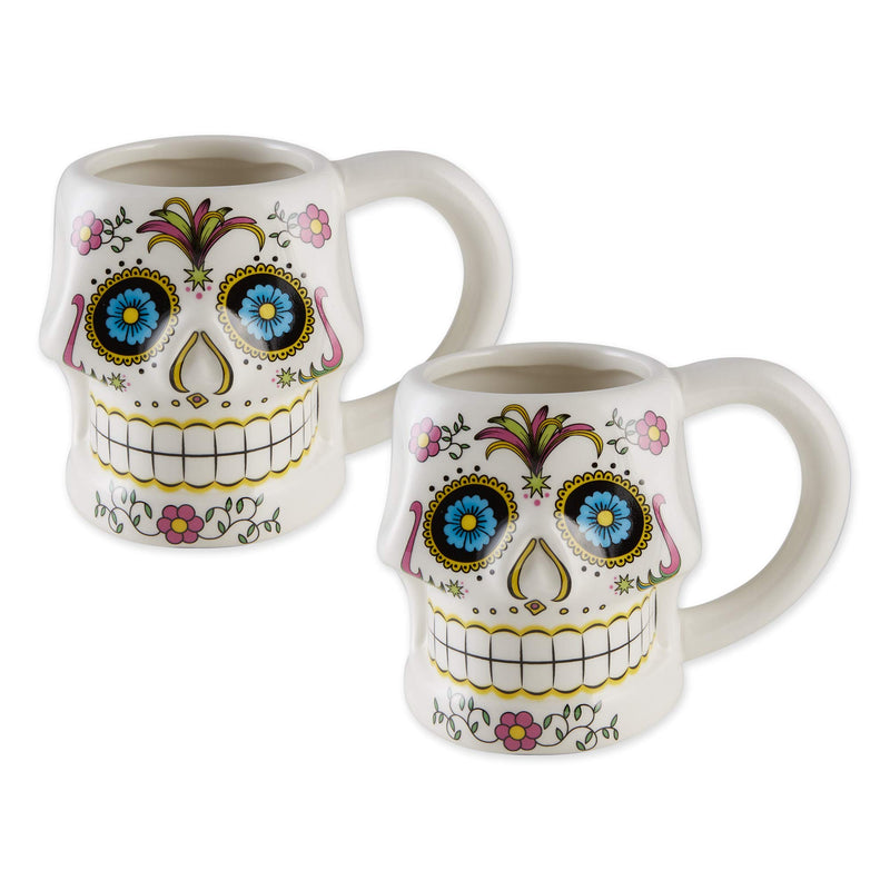 DII Ceramic Gift Mug Collection Hand Painted Funny Shaped Tea/Coffee Cup Set, 12 Ounce, Unicorn, 2 Piece