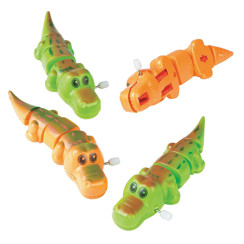 Fun Express Wind Up Alligators (Set of 12) Toys and Party Favors