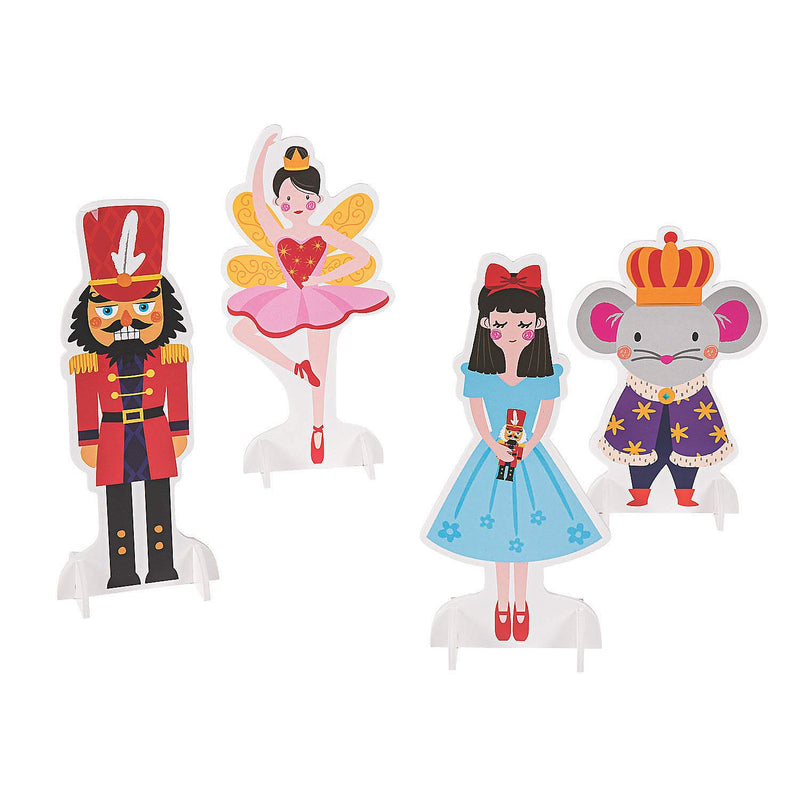 NUTCRACKER CENTERPIECE - Party Decor - 4 Pieces