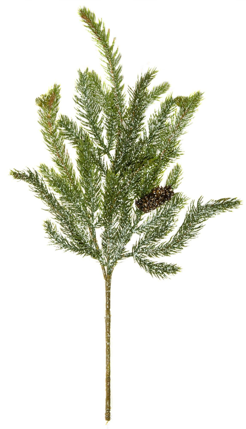 CWI Gifts Artificial Frosted White Spruce Pick, Multi