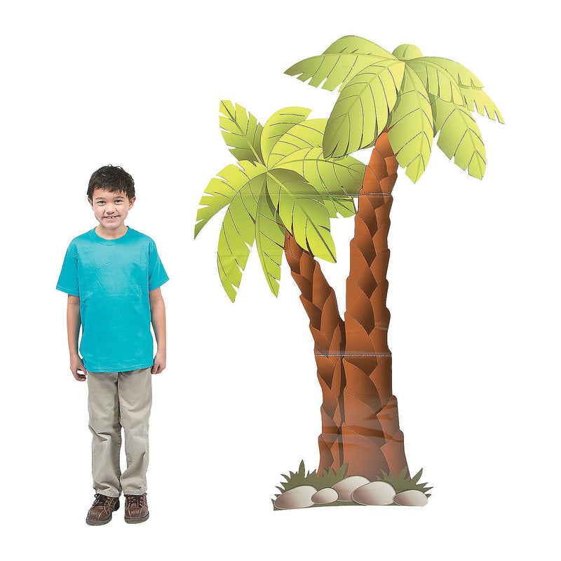 Fun Express - Palm Trees Stand up - Party Decor - Large Decor - Floor Stand Ups - 1 Piece