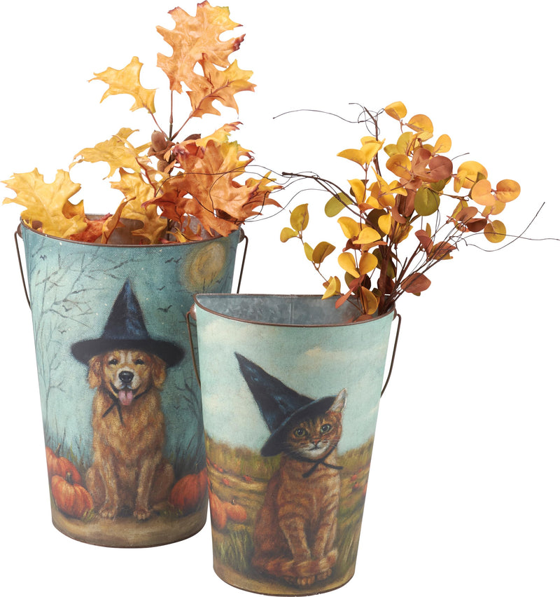 Primitives by Kathy Wall Bucket Set - Spooky Friends