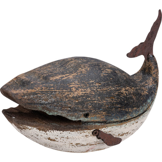 Primitives By Kathy 114052 Medium Blue Whale Sitter, 6-inch Length