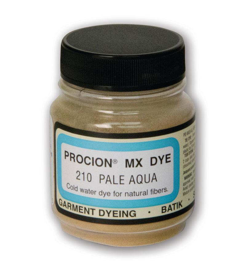 Jacquard Procion Mx Dye - Undisputed King of Tie Dye Powder - Pale Aqua- 2/3oz Net Wt - Cold Water Fiber Reactive Dye Made in USA