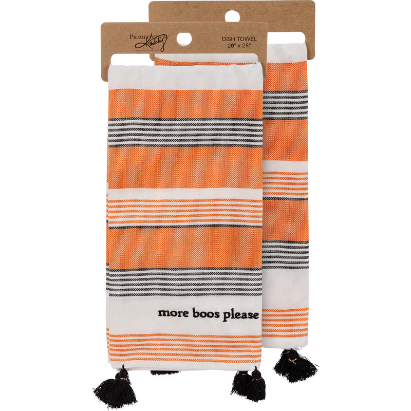 Primitives by Kathy 111355 Kitchen Towel More Boos Please, 28-inch
