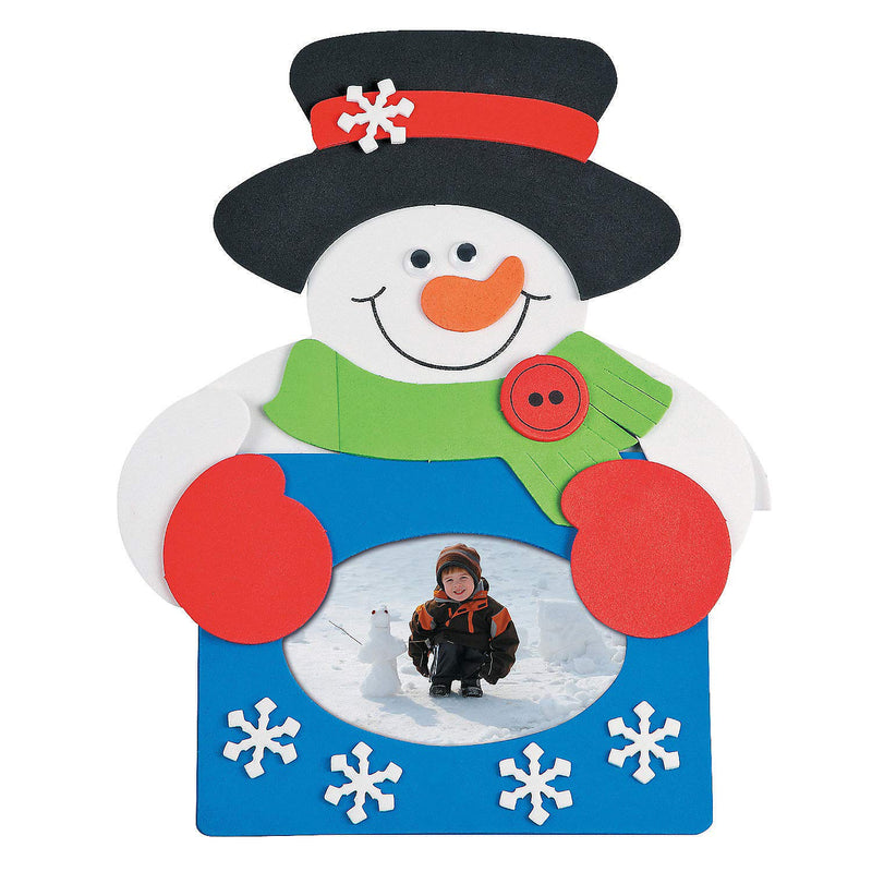 Snowman Picture Magnet Craft Kit -50 Pc - Crafts for Kids and Fun Home Activities