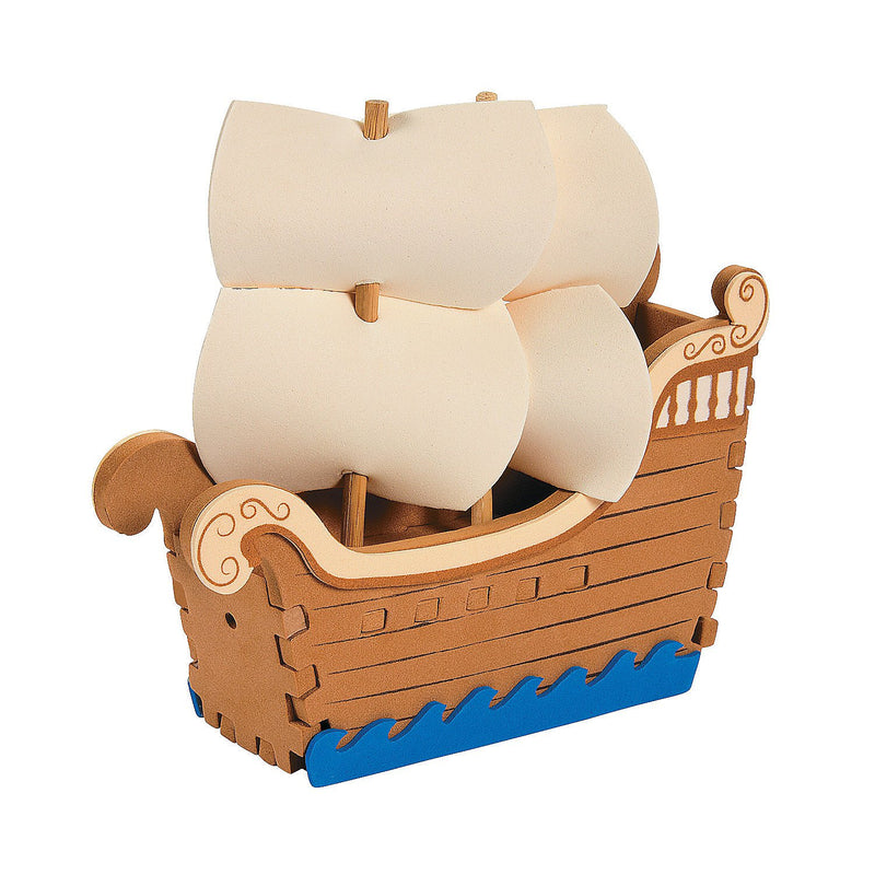 3D Foam Mayflower Ship Craft Kit -12 - Crafts for Kids and Fun Home Activities