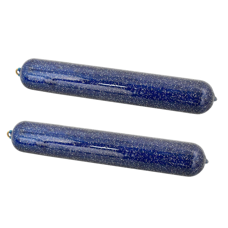 MagBay Lures Deep Drop Weights - Offshore Fishing (3lb (2pcs), Blue Vinyl)