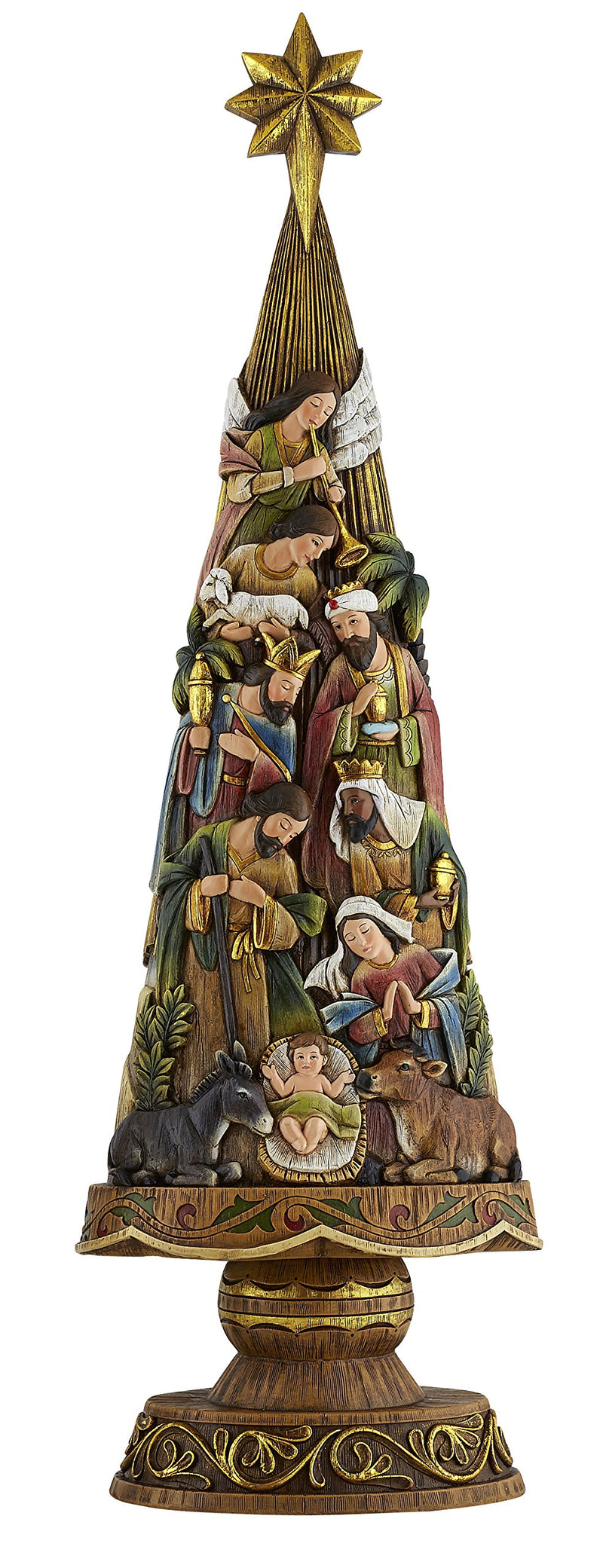Avalon Gallery Nativity Figurine, Christmas Tree