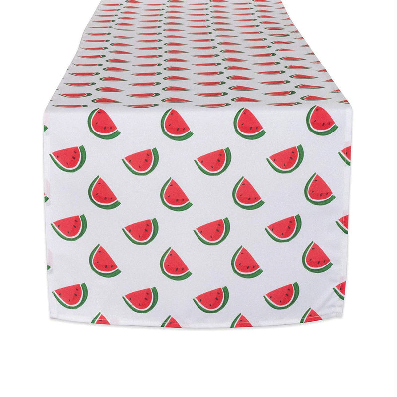 DII Watermelon Outdoor Tabletop Collection, Stain Resistant & Waterproof, Table Runner, 14x108