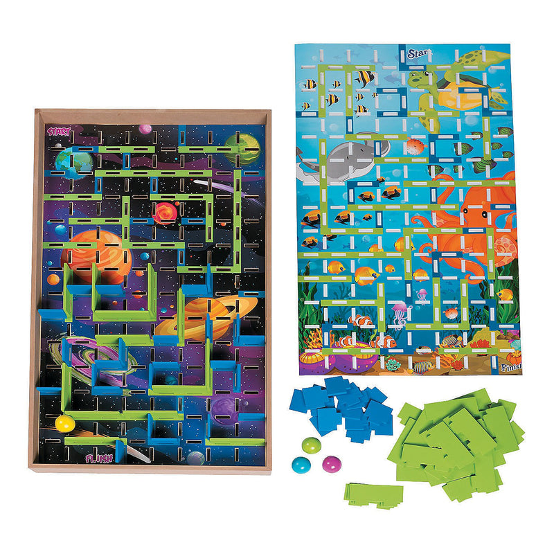 Fun Express Stem Maze Activity - 86 Pieces - Educational and Learning Activities for Kids