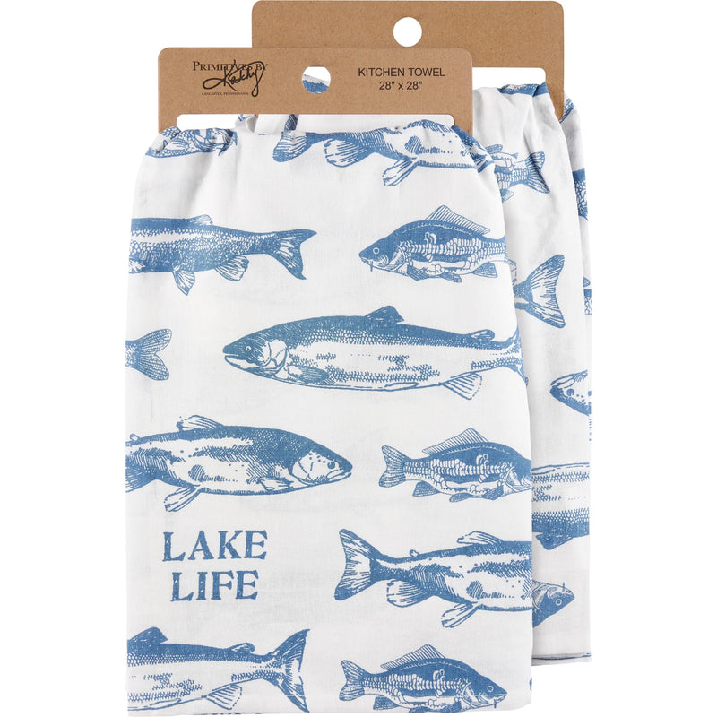 Primitives by Kathy Kitchen Towel - Lake Life