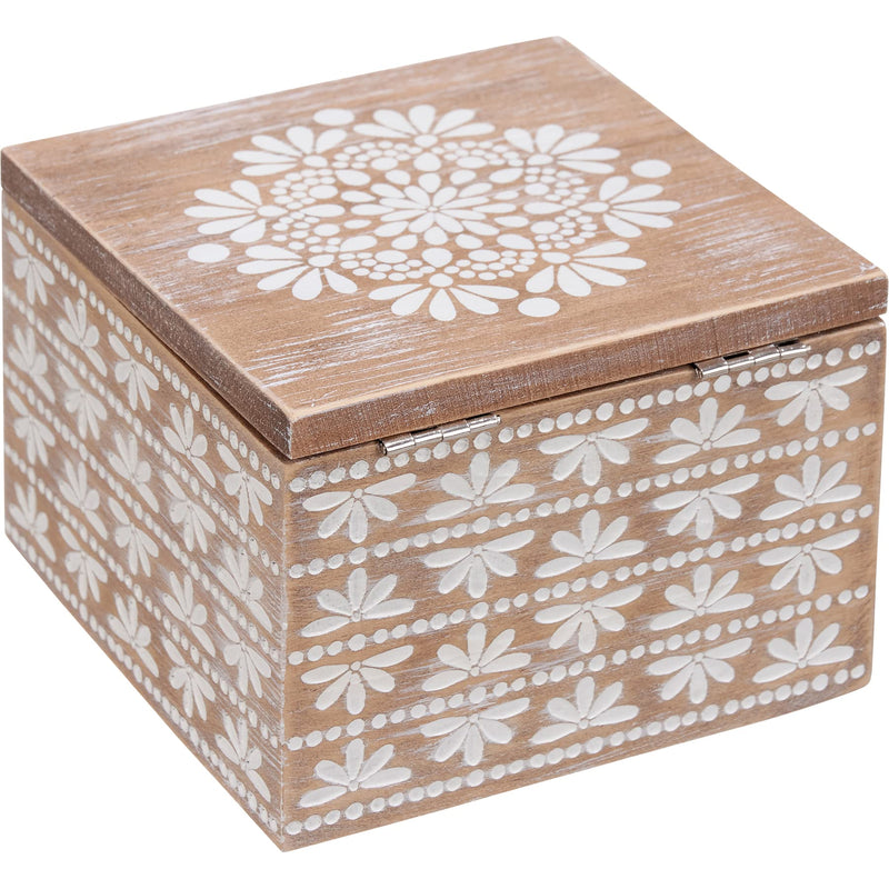 Primitives by Kathy Mandala Decorative Hinged Box