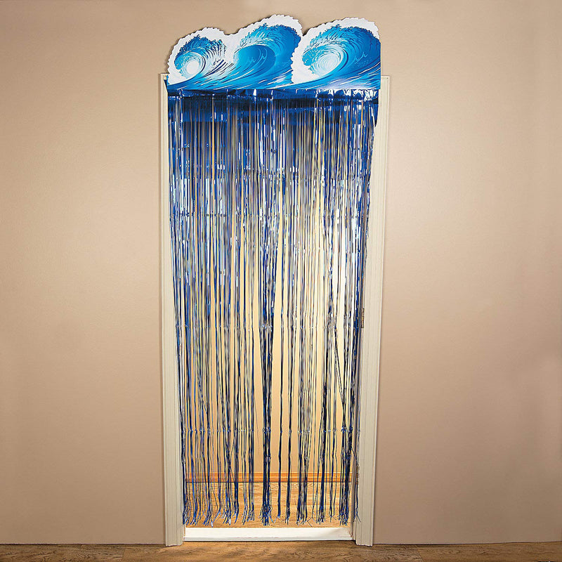 Fun Express - Hang Loose Natural Fringe Door Curtain for Party - Party Decor - Door Decor - Door Borders & Curtains - Party - 1 Piece