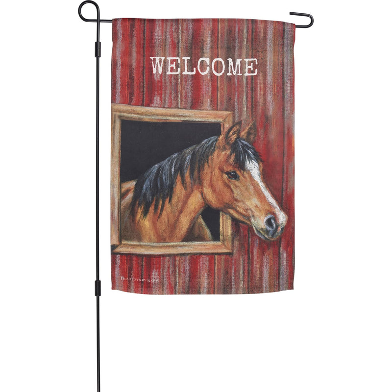 Primitives by Kathy Decorative Garden Flag - Welcome
