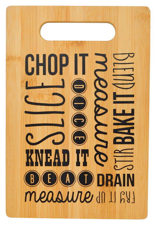 11.5 INCH BAMBOO SERVING BOARD CHOP IT