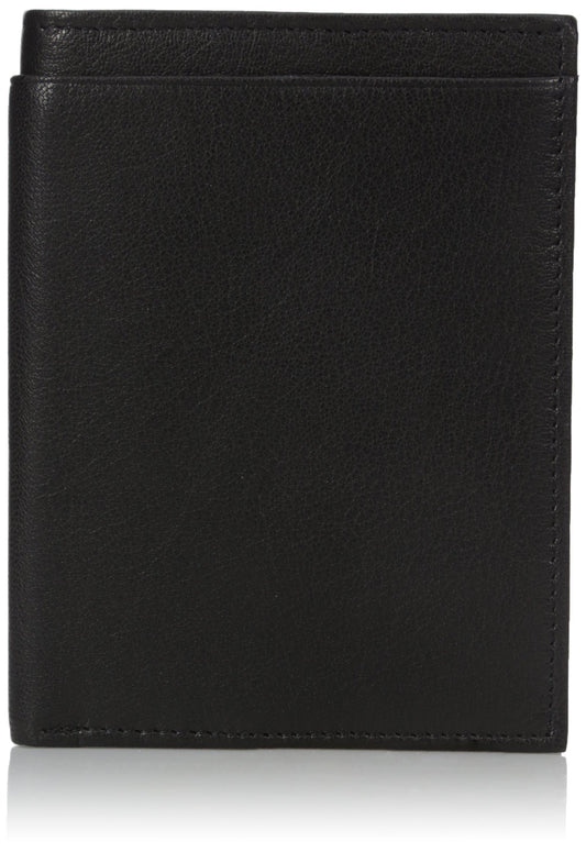 Buxton Men's RFID Blocking Passport Wallet, Black, One Size