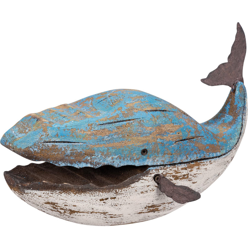 Primitives By Kathy 114051 Large Blue Whale Sitter, 10.25-inch Length