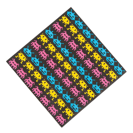 80'S PARTY BEVERAGE NAPKINS - Party Supplies - 16 Pieces