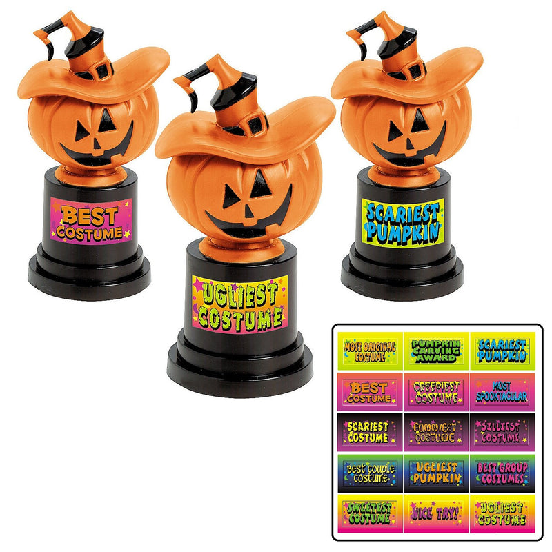 Halloween Jack-O-Lantern Costume Contest Trophies Trophy - 12 ct