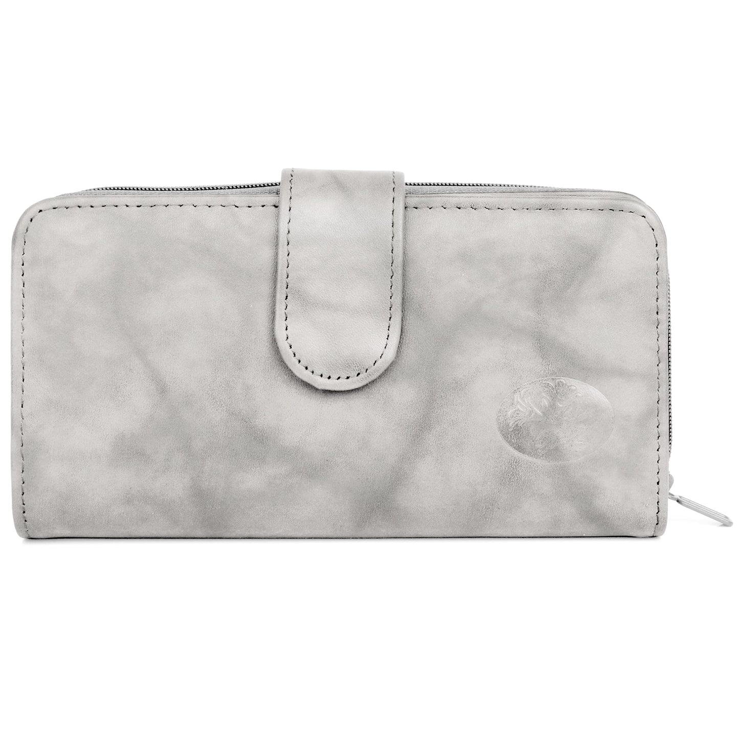 Julia Buxton Heiress Leather Checkbook Wallet