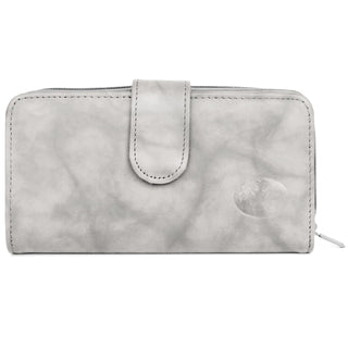 Julia Buxton Heiress Leather Checkbook Wallet