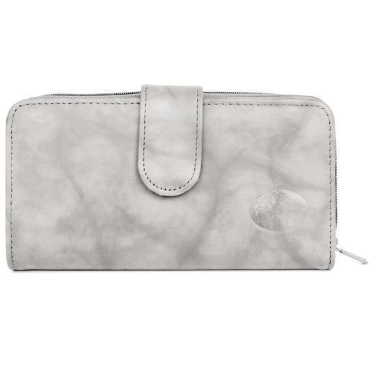 Julia Buxton Heiress Leather Checkbook Wallet