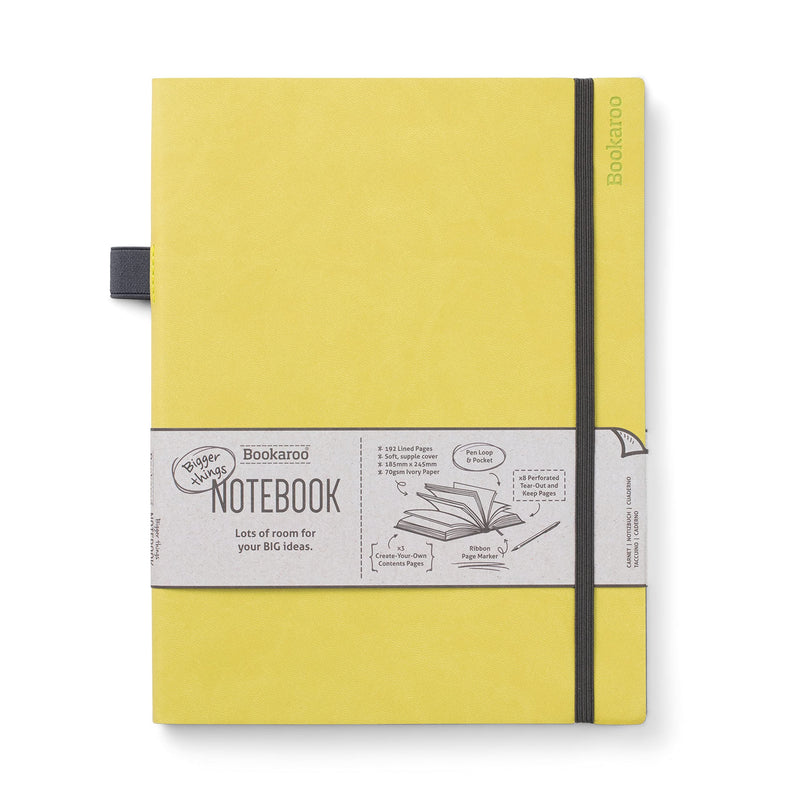 IF Bookaroo Bigger Things Notebook Journal - Lime
