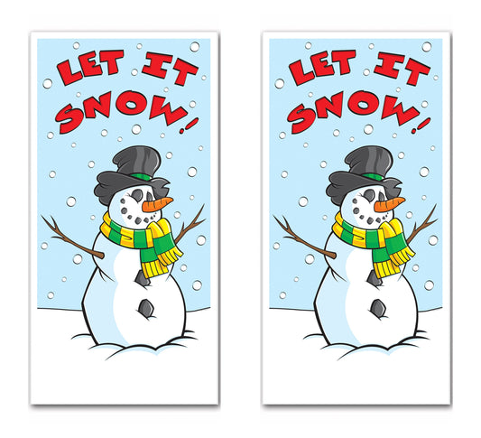 Beistle Winter Door Covers 30" x 5', Pack of 2, Multicolored