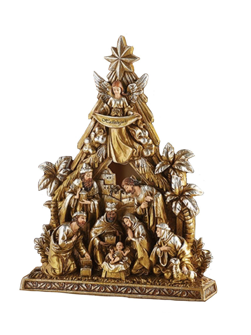 Christian Brand 10.5" Metallic Nativity Figure
