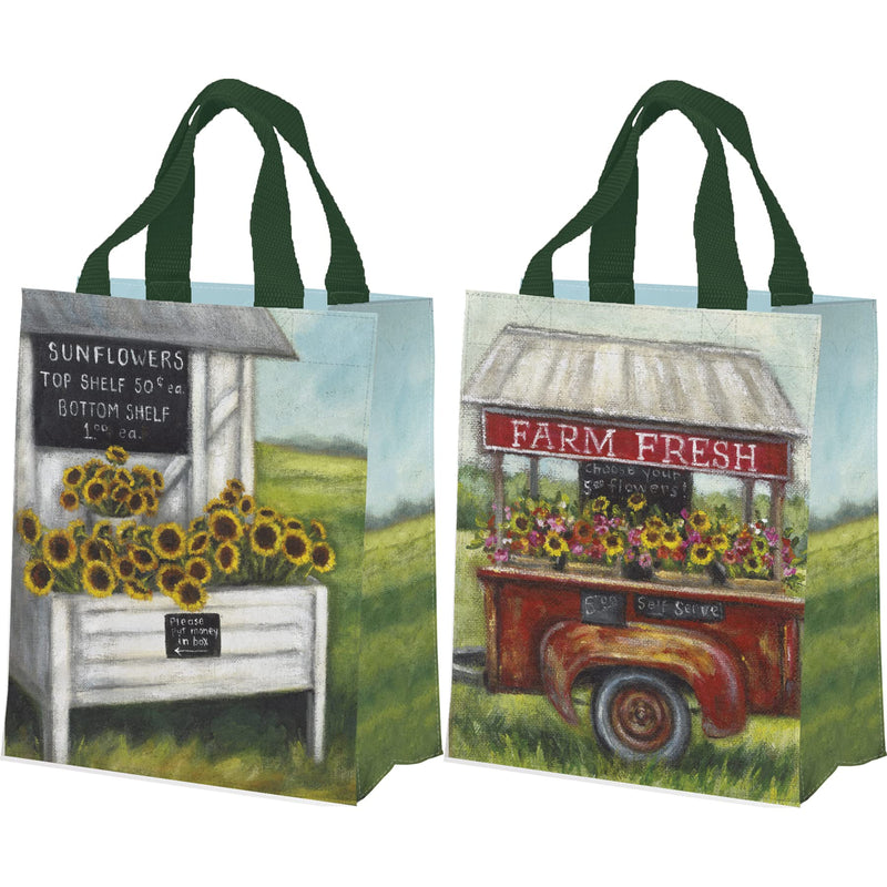 Primitives by Kathy Garden Flower Tote Bag, Multicolor
