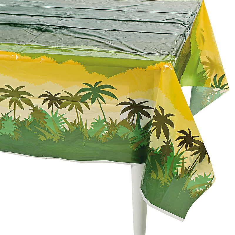 Fun Express Jungle Journey Tablecover - Party Supplies - 1 Piece