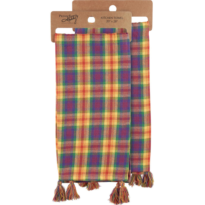 Kitchen Towel - Pride Plaid