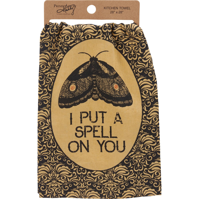 Primitives by Kathy I Put A Spell On You Kitchen Towel | 28" x 28"