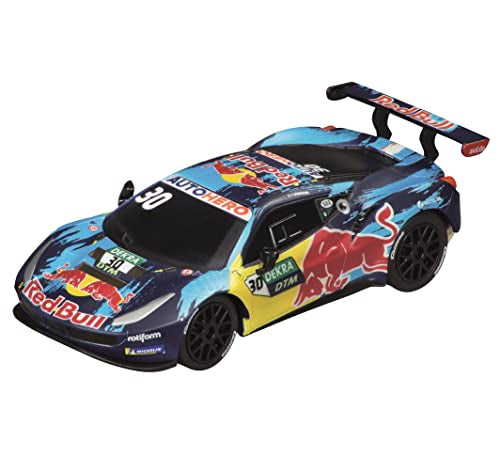 Carrera 64197 Ferrari 488 GT3 Red Bull AF Corse No.30 1:43 Scale Analog Slot Car Racing Vehicle GO!!! Slot Car Toy Race Track Sets