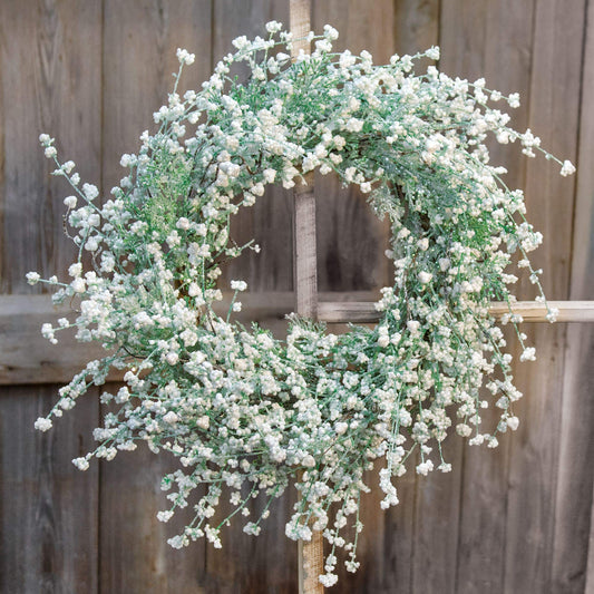 Vintage Floral Comet Dust Wreath 28"