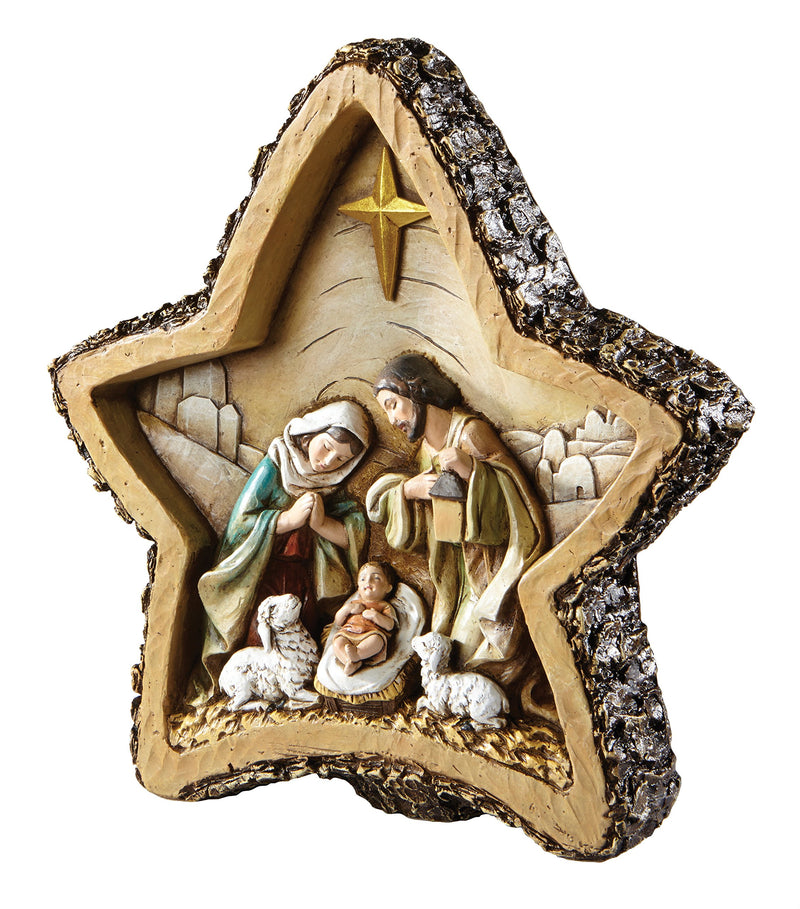 Avalon Gallery Nativity Woodcut Figurine, Star