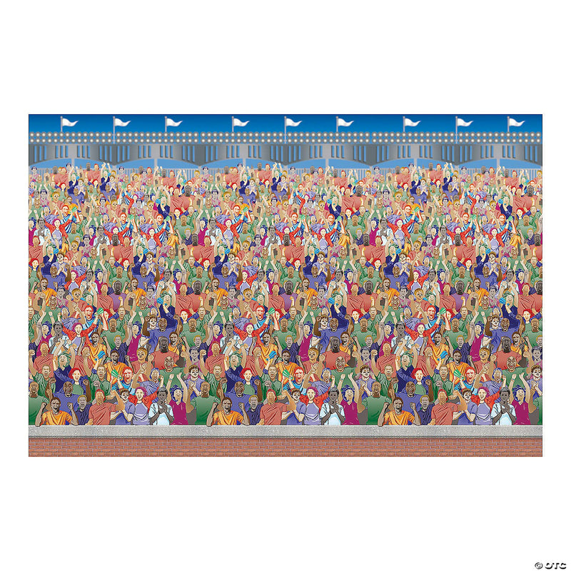 Fun Express Multicolor Plastic Crowd Backdrop (9&