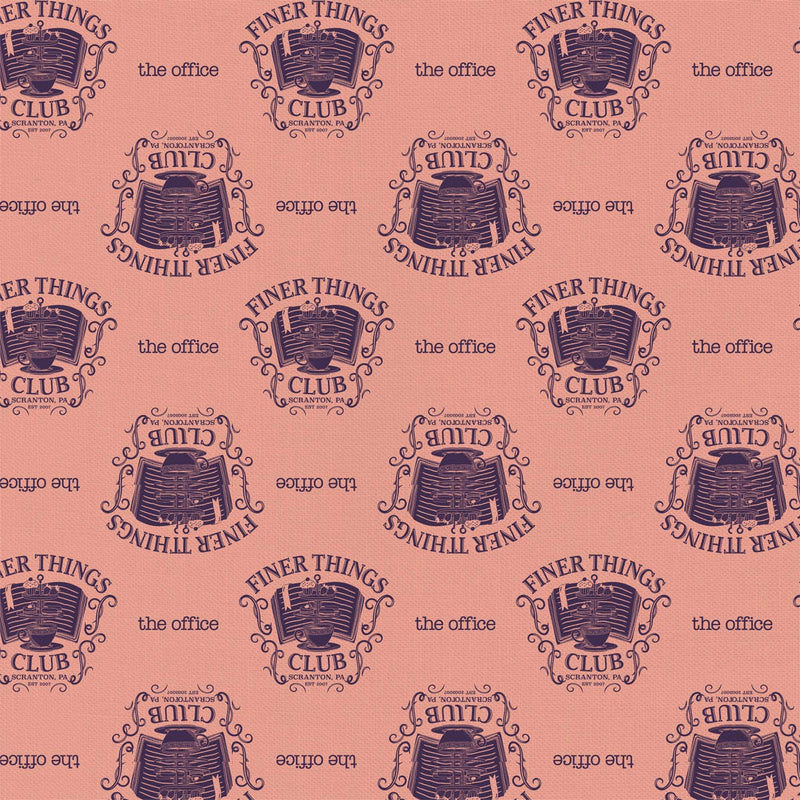 2 Yards Quilting Cotton for Sewing – The Office - Finer Things Club - 100% Cotton - Soft, Decorative Material - Pre-Cut 44-45 Inches Wide x 2 Yards - by Camelot Fabrics