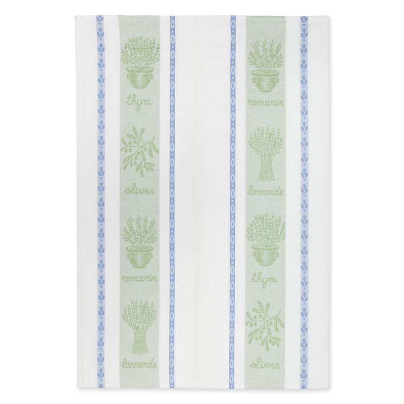 Rushbrookes French Country Tea Towels Blue St Remy